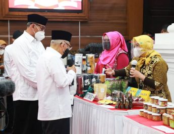 Wapres KH Ma’ruf Amin Apresiasi Peningkatan Layanan Publik Dan Kemajuan Tata Kelola Pemerintahan di Provinsi Banten