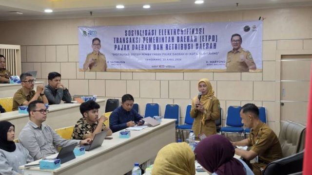 Bapenda Kota Tangerang Perkuat Transaksi Digital melalui Sosialisasi ETPD