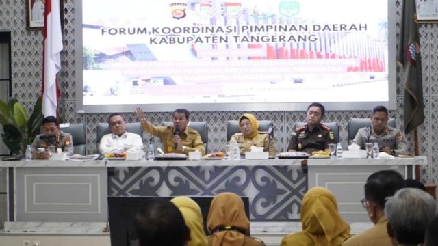 Gelar Rapat Forkopimda, Bupati Tangerang Perkuat Program MBG Lewat Digitalisasi Terintegrasi