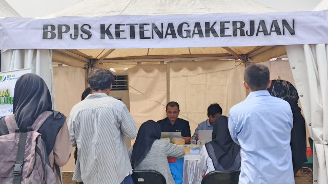 Hadir Pada Naker Fest 2026, BPJS Ketenagakerjaan Cabang Kabupaten Tangerang Edukasi Para Pencari Kerja Tentang Manfaat Program Jamsostek dan Aplikasi JMO