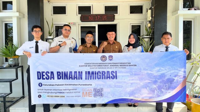 Program PIMPASA, Imigrasi Cilegon Perkuat Sinergi dengan Desa Binaan Cegah TPPO dan TPPM