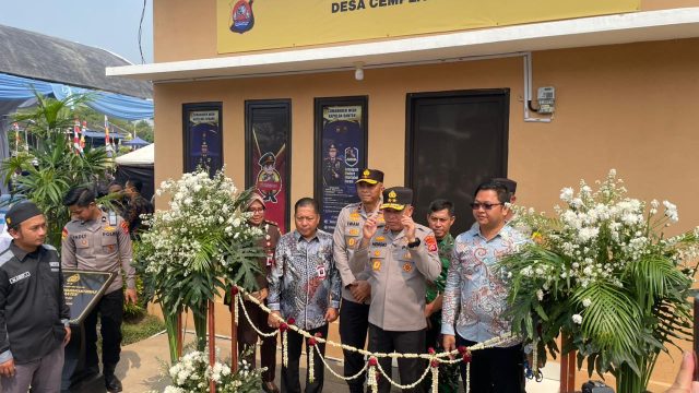 Kapolda Banten Resmikan Rumah Bhabinkamtibmas Polres Serang di Jawilan