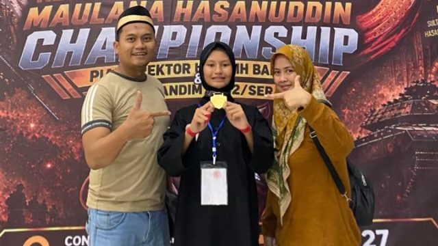 Berkat Kerja Keras Kedisiplinan dan Ketekunan Santriwati Asal Serang Sabet Trophy Dandim 0602 Serang