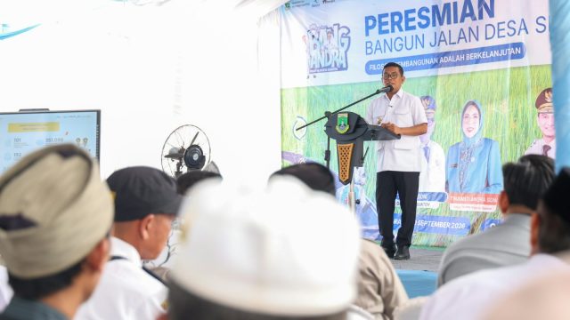 Program Bang Andra Dirasakan Masyarakat, Pembangunan Jalan Desa di Pemprov Banten Dilanjutkan*