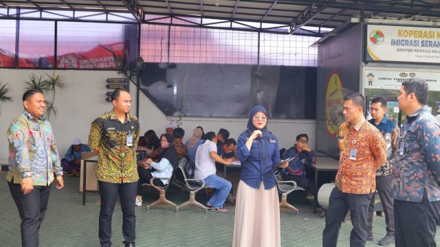Ombudsman Lakukan Penilaian Pelayanan Publik di Kantor Imigrasi Kelas I TPI Serang