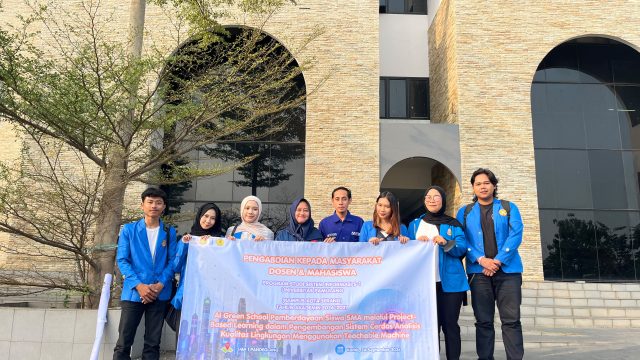 Dosen dan Mahasiswa Universitas Pamulang Kampus Kota Serang Gelar PKM AI Green School di SMA Negeri 1 Pandeglang, Dukung Sekolah Adiwiyata