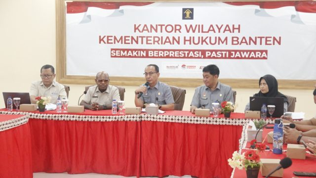 Perkuat Regulasi Berbasis HAM, Kanwil Kemenkum Banten Kolaborasi dengan Kanwil HAM