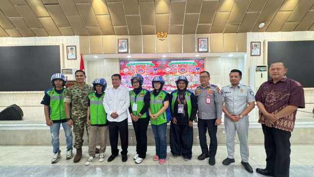 Tingkatkan Keselamatan di Jalan Raya, Jasa Raharja Bersama Bupati Tangerang dan Forkopimda Gelar Kampanye Keselamatan Bagi Komunitas Ojek Online FORBETA