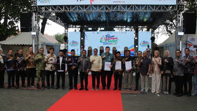 BAZNAS Banten Perkuat Kolaborasi dengan Lembaga Jasa Keuangan di Pasar Keuangan Rakyat